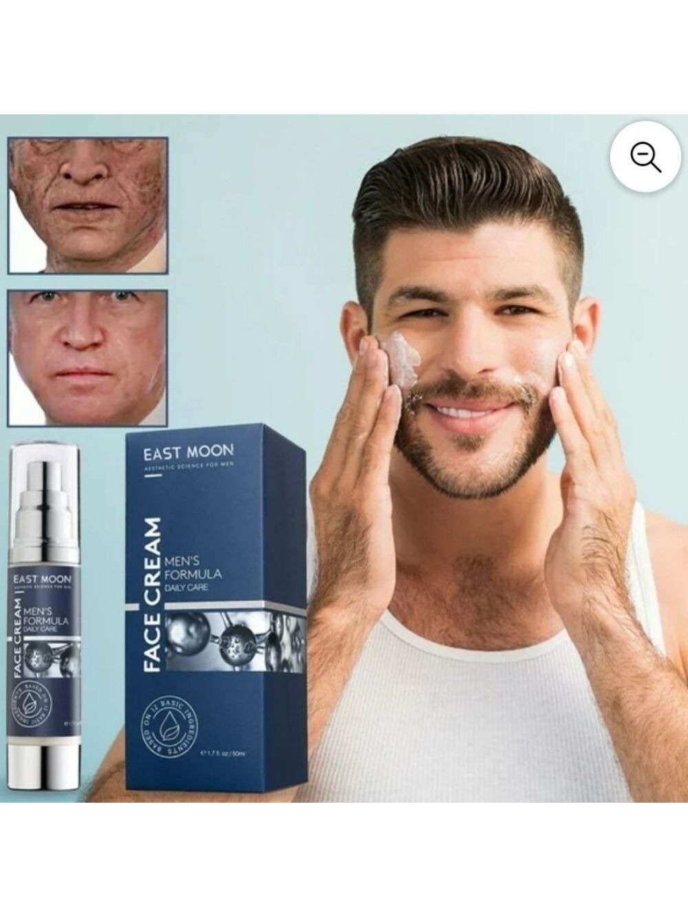 EAST MOON DAILY FACE CREAM FOR MEN 50 ML NEW
